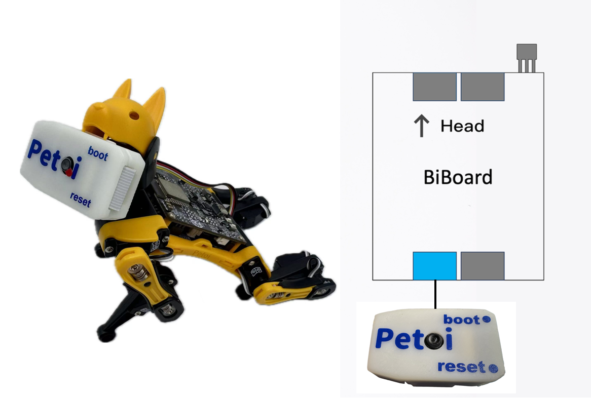 Bittle X: BiBoard V0 with AI vision module